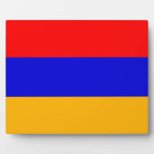 Armenische Flagge Fotoplatte (Vorderseite)
