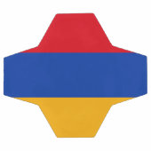 armenische Flagge Fußball (Flach)