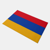 armenische Flagge Fußmatte (Schrägansicht)