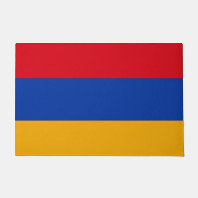 armenische Flagge Fußmatte (Vorderseite)