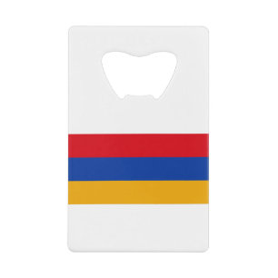 armenische Flagge Geldbeutel Flaschenöffner