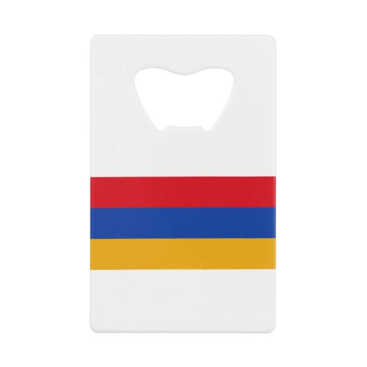 armenische Flagge Geldbeutel Flaschenöffner (Vorderseite)