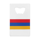 armenische Flagge Geldbeutel Flaschenöffner (Rückseite)