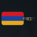 armenische Flagge Gepäckanhänger<br><div class="desc">armenische Flagge</div>