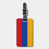 armenische Flagge Gepäckanhänger (Vorderseite vertikal)