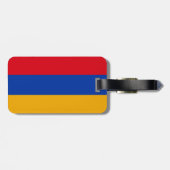 armenische Flagge Gepäckanhänger (Rückseite horizontal)