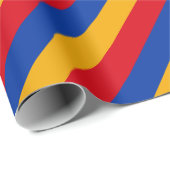 armenische Flagge Geschenkpapier (Rolleneckpunkt)