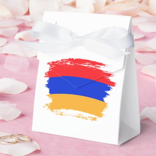Armenische Flagge Geschenkschachtel (Hochzeit)