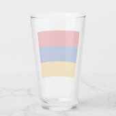 armenische Flagge Glas (Rückseite)