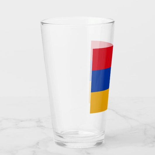 armenische Flagge Glas (Rechts)