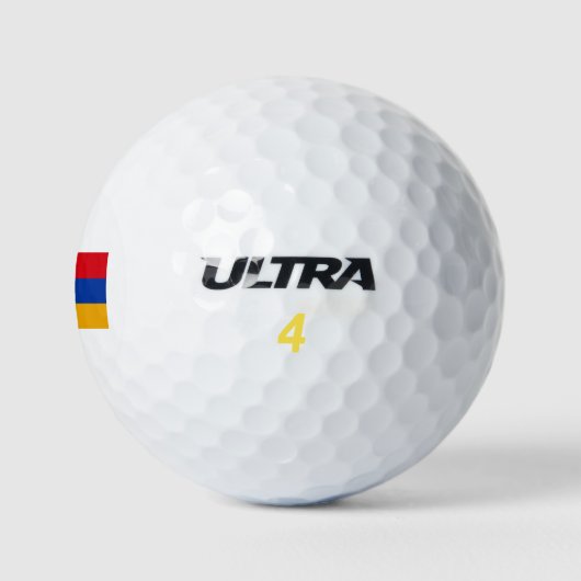 armenische Flagge Golfball (Logo)