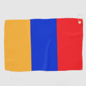 Armenische Flagge Golfhandtuch (Horizontal)