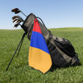 Armenische Flagge Golfhandtuch (Gras)