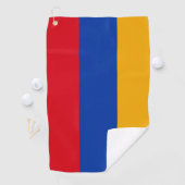 armenische Flagge Golfhandtuch (Insitu)