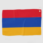 armenische Flagge Golfhandtuch (Horizontal)