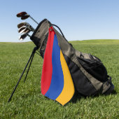 armenische Flagge Golfhandtuch (Gras)