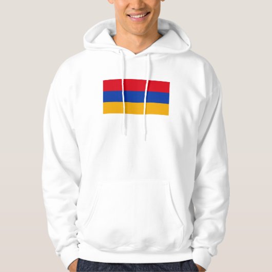 armenische Flagge Hoodie (Vorderseite)