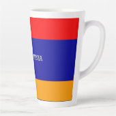 armenische Flagge: I Liebe Armenien, Milchtasse (Rechts)