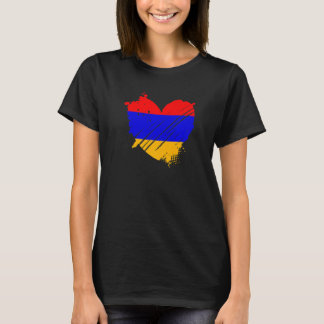 Armenische Flagge I Liebe Es ist in meiner DNA für T-Shirt