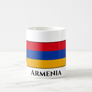 armenische Flagge Kaffeetasse