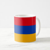 armenische Flagge Kaffeetasse (VorderseiteRechts)
