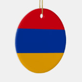 armenische Flagge Keramik Ornament (Rechts)