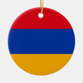 armenische Flagge Keramik Ornament (Vorne)