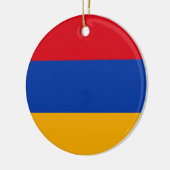 armenische Flagge Keramik Ornament (Links)
