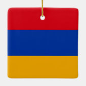 armenische Flagge Keramikornament (Rückseite)
