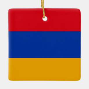 armenische Flagge Keramikornament