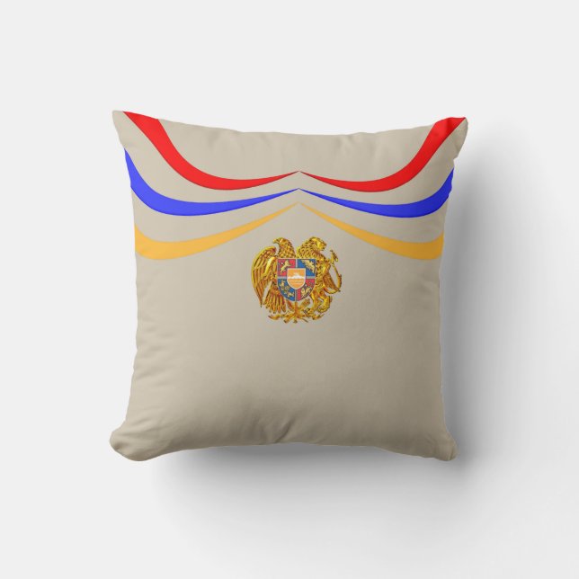 armenische Flagge Kissen (Vorderseite)
