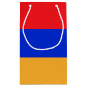Armenische Flagge Kleine Geschenktüte (Rückseite)