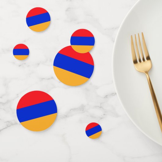 Armenische Flagge Konfetti (Gruppe)