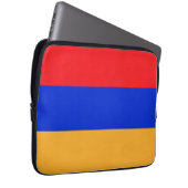 Armenische Flagge Laptopschutzhülle (Vorne Rechts)