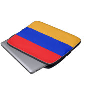 Armenische Flagge Laptopschutzhülle (Vorne Knopf)