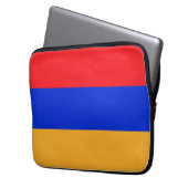Armenische Flagge Laptopschutzhülle (Vorderseite Links)
