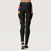 armenische Flagge Leggings (Rückseite)