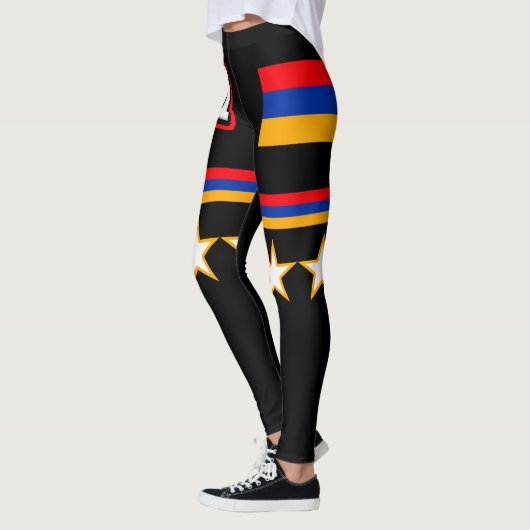 armenische Flagge Leggings (Links)