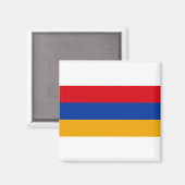 armenische Flagge Magnet (Vorderseite/Rückseite)