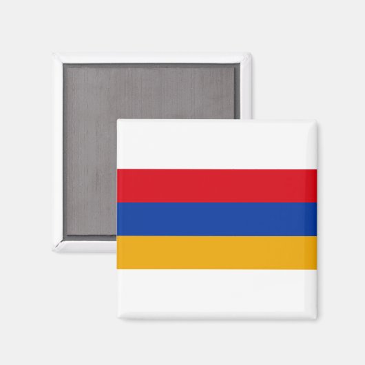 armenische Flagge Magnet (Vorderseite/Rückseite)