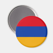 armenische Flagge Magnet (Vorderseite/Rückseite)