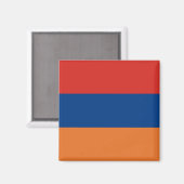 armenische Flagge Magnet (Vorderseite/Rückseite)