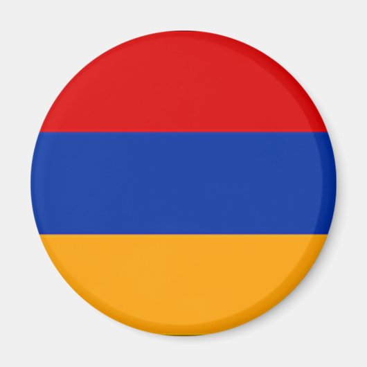 Armenische Flagge Magnet (Vorne)
