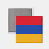 armenische Flagge Magnet (Vorderseite/Rückseite)