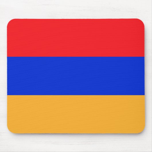 Armenische Flagge Mousepad (Vorne)