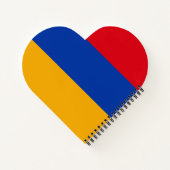 armenische Flagge Notizblock (Rückseite)