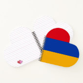 armenische Flagge Notizblock (Innenseite)