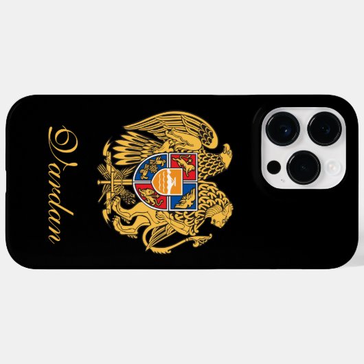 Armenische Flagge Personalisiert Case-Mate iPhone Hülle (Rückseite (Horizontal))