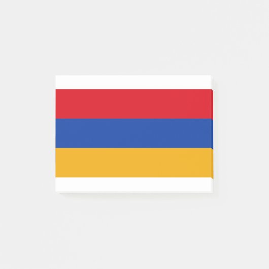 armenische Flagge Post-it Klebezettel (Vorderseite)