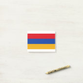 armenische Flagge Post-it Klebezettel (Auf Schreibtisch)